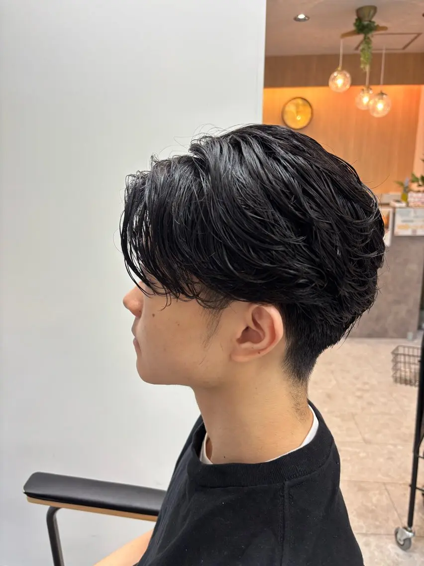 パーマ メンズ 篠崎 太希のヘアスタイル