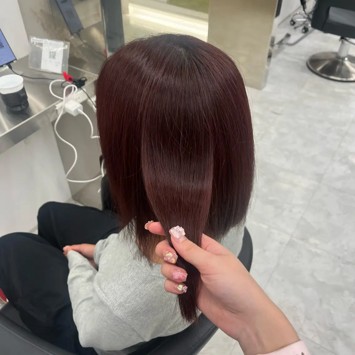 ロング カラー ヘアアレンジ 🫧🎀うる艶暖色 🏹Nanako🎀のヘアスタイル