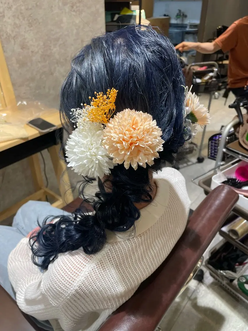 最高のヘアセット😊10時以降、それ以前は別クーポンありますの写真