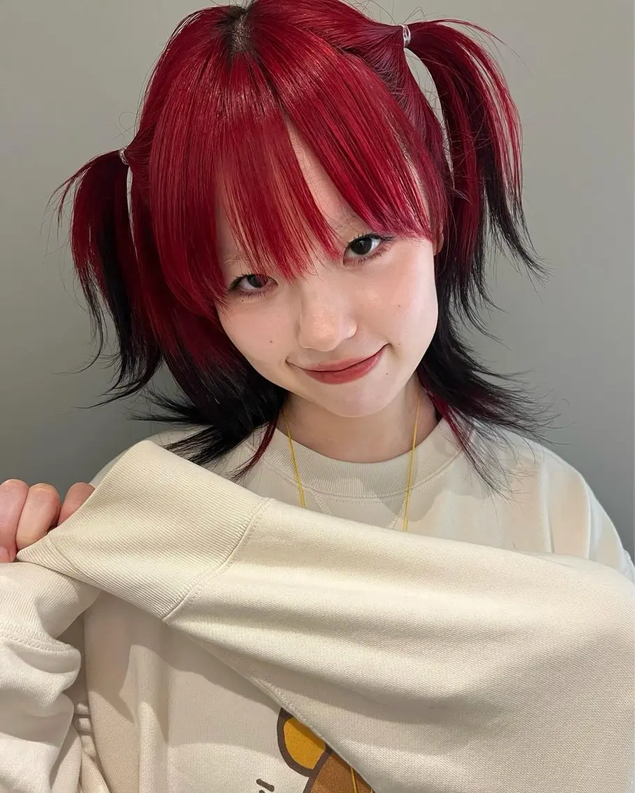 ミディアム カラー カット ヘアカラー 圧倒的デザイン力 店長🎨RENAのヘアスタイル