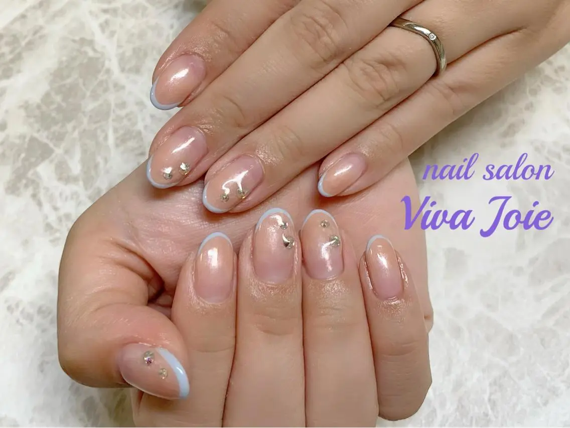 ネイル ジェルネイル シンプルネイル ハンドネイル Viva Joieのネイルデザイン