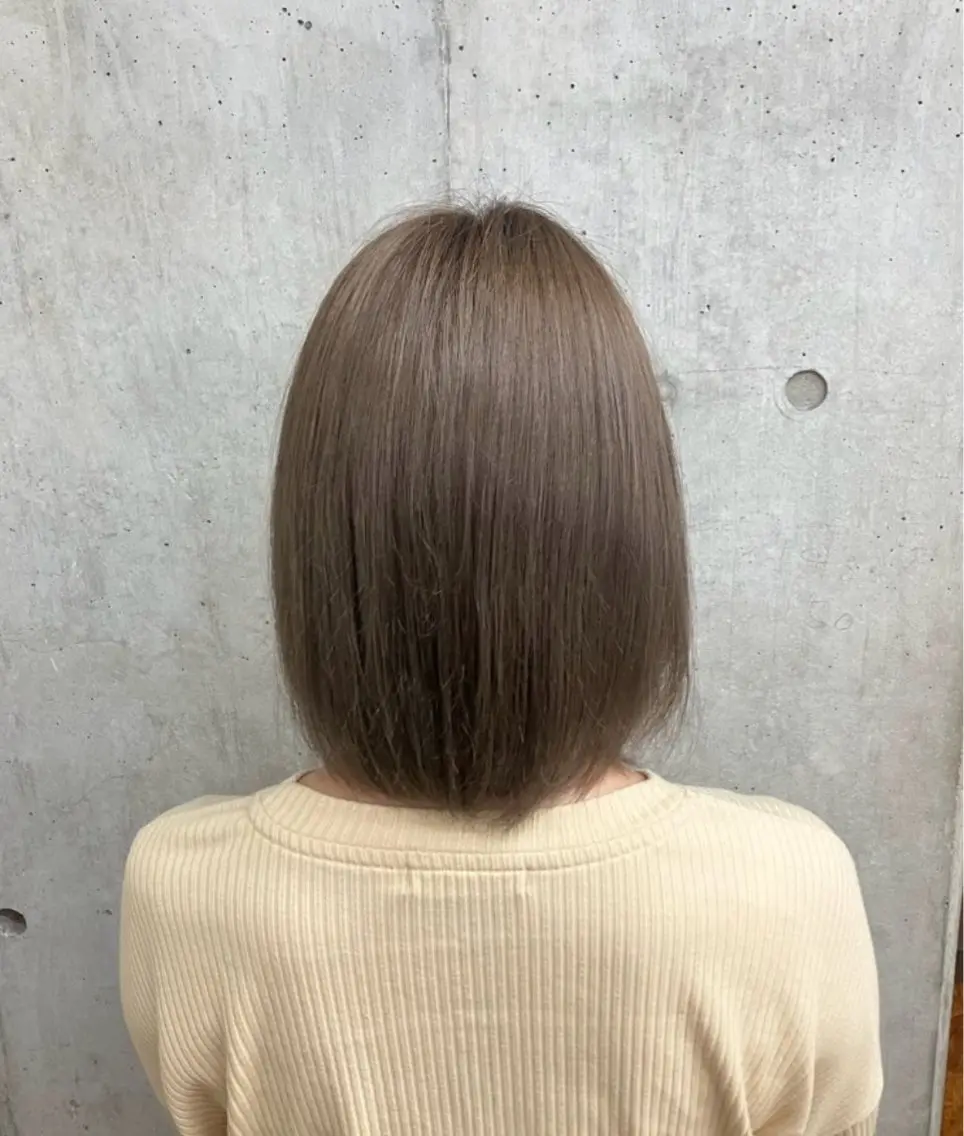 ミディアム カラー 透明感カラー ⠀ Rikoのヘアスタイル