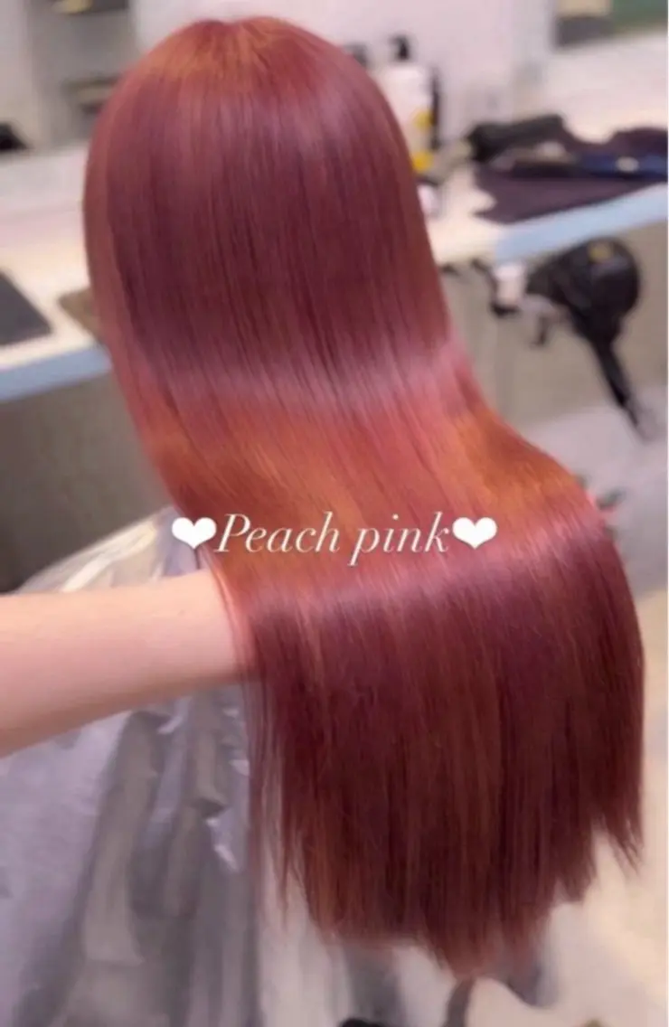 ロング カラー ヘアカラー ヘアセット 🎀愛されピンク ラベンダー💜ゆいのヘアスタイル