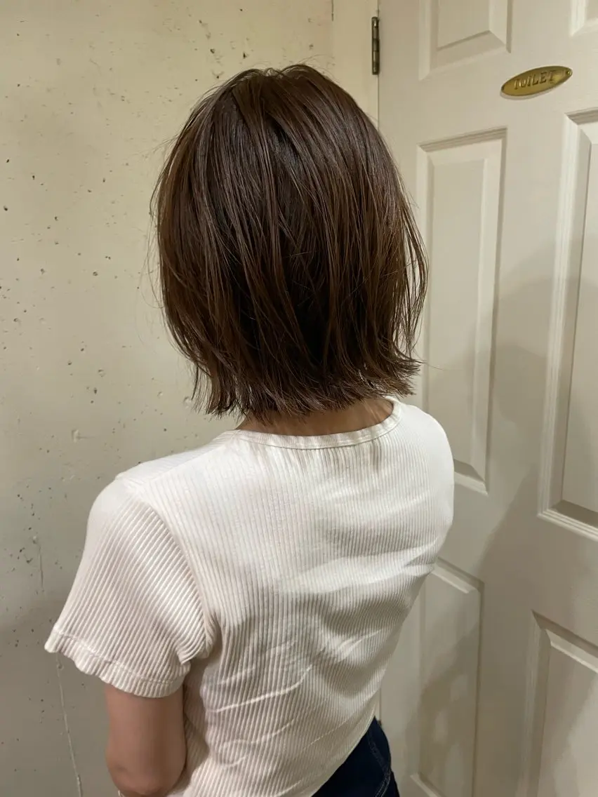 ショート YUKI 新宿カット パーマ/カラーのヘアスタイル