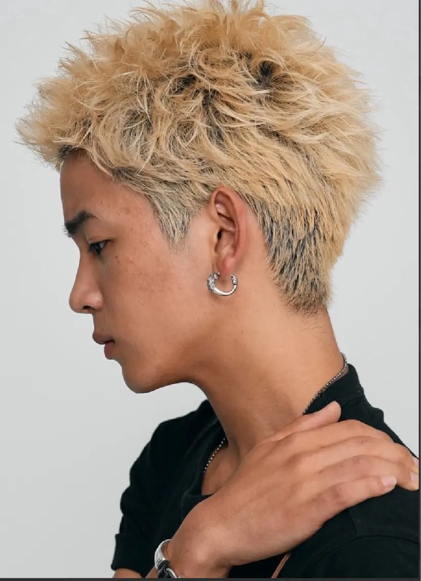 ショート パーマ メンズ カット パーマ fifth天神 パーマ特化/石橋航海のヘアスタイル