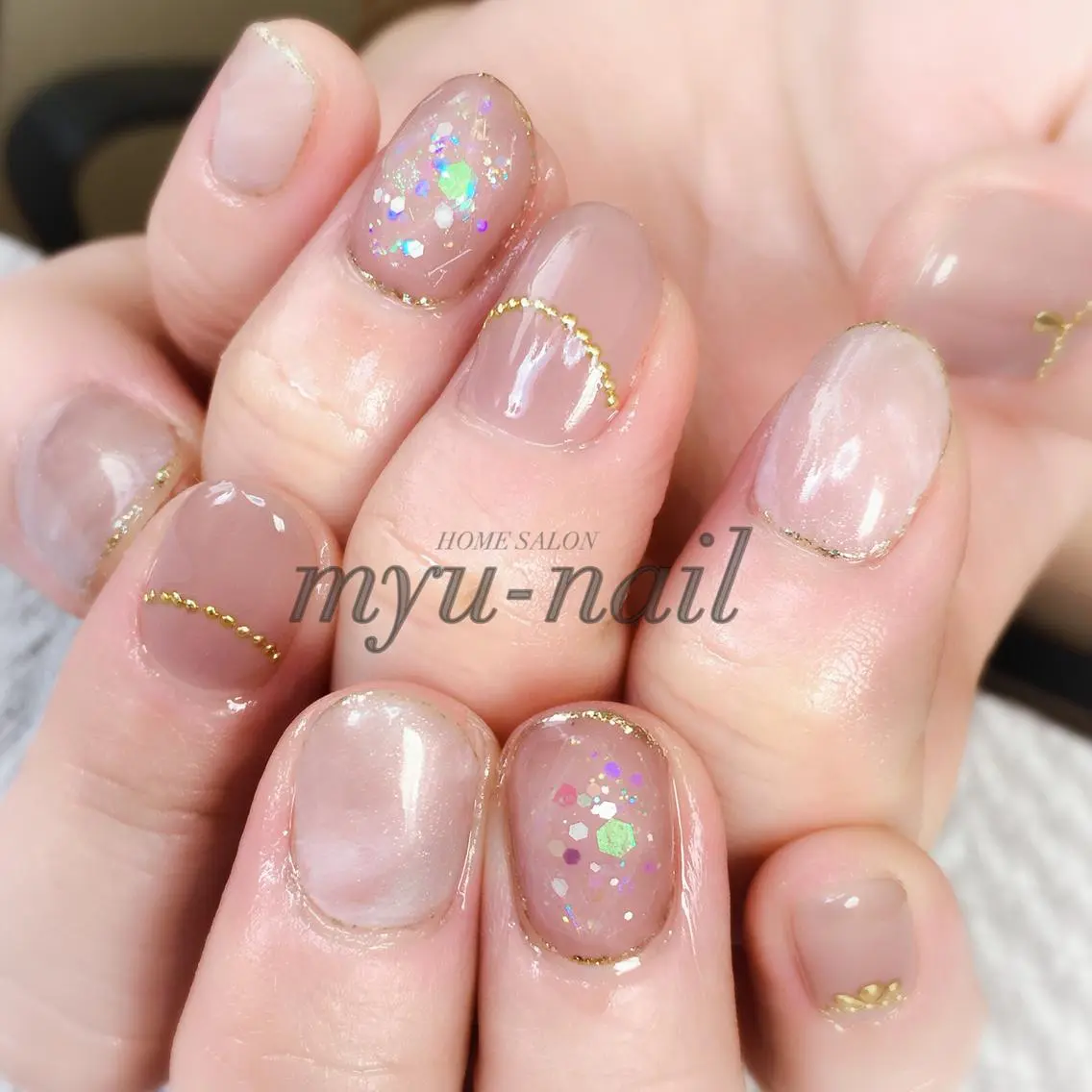 ネイル ハンドネイル ホームサロン myu-nailのネイルデザイン