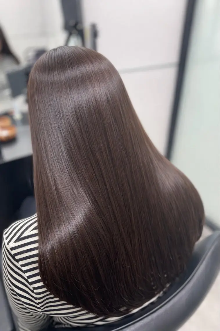 セミロング カラー カット ヘアカラー トリートメント 💗大人艶×髪質改善 カラー💗AYAKIのヘアスタイル