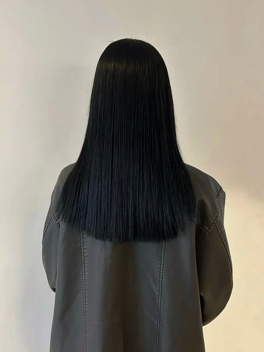 [ワンカラー]黒染めを使わない実習・就活カラー🖤の写真