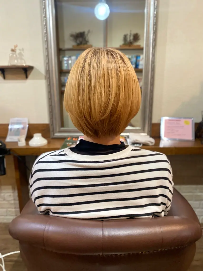 ショート 肥田 夕蘭のヘアスタイル