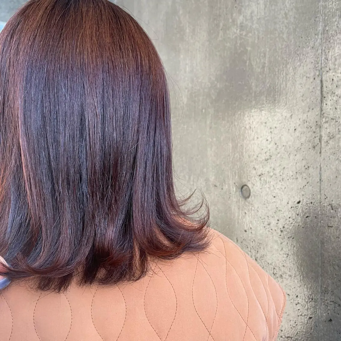 ミディアム カラー もりたみかこ 美容師お休み中のヘアスタイル