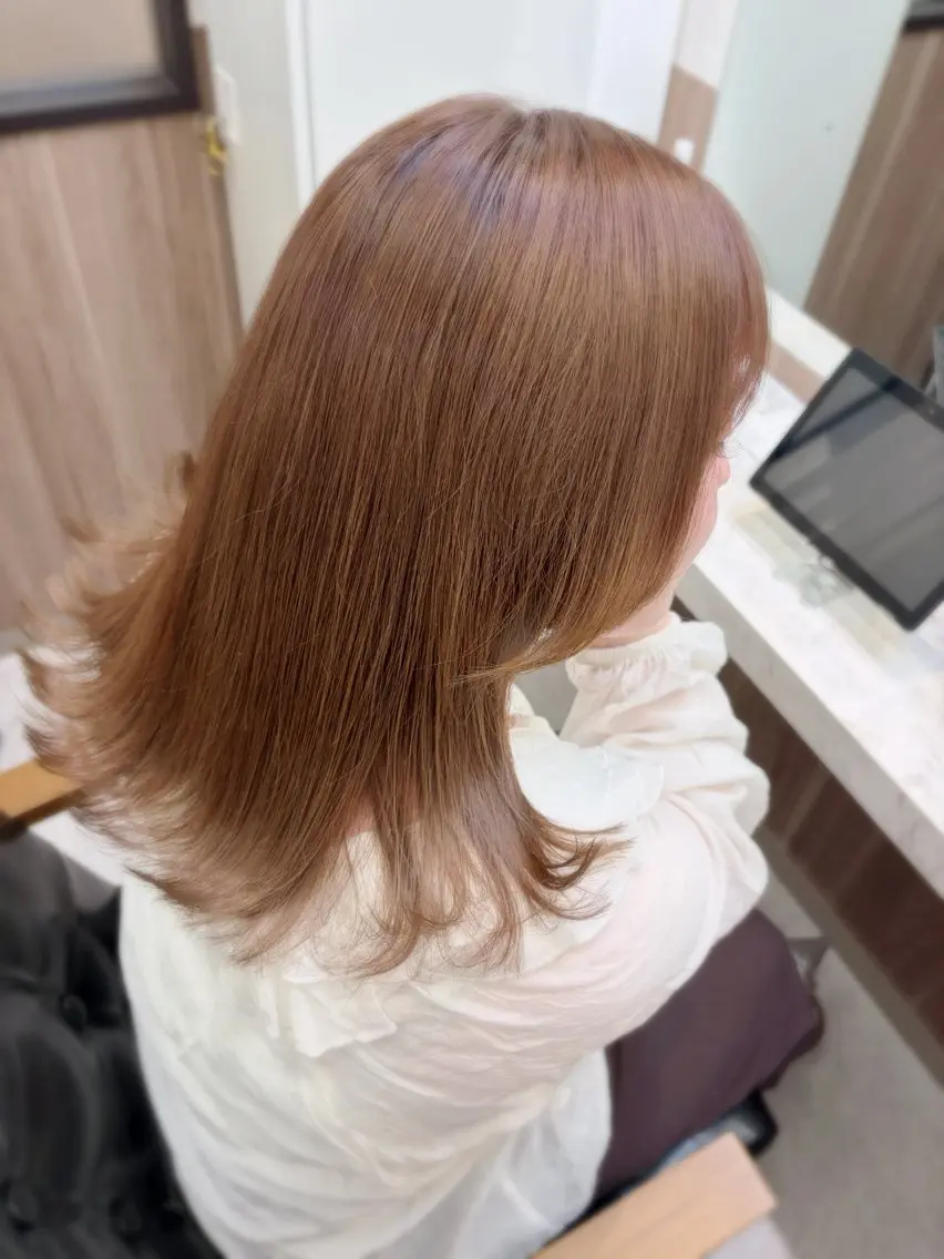 ミディアム ヘアカラー トリートメント ヘッドスパ ♡🪞S.BLOOM 砂川なつき【美髪♡】のヘアスタイル