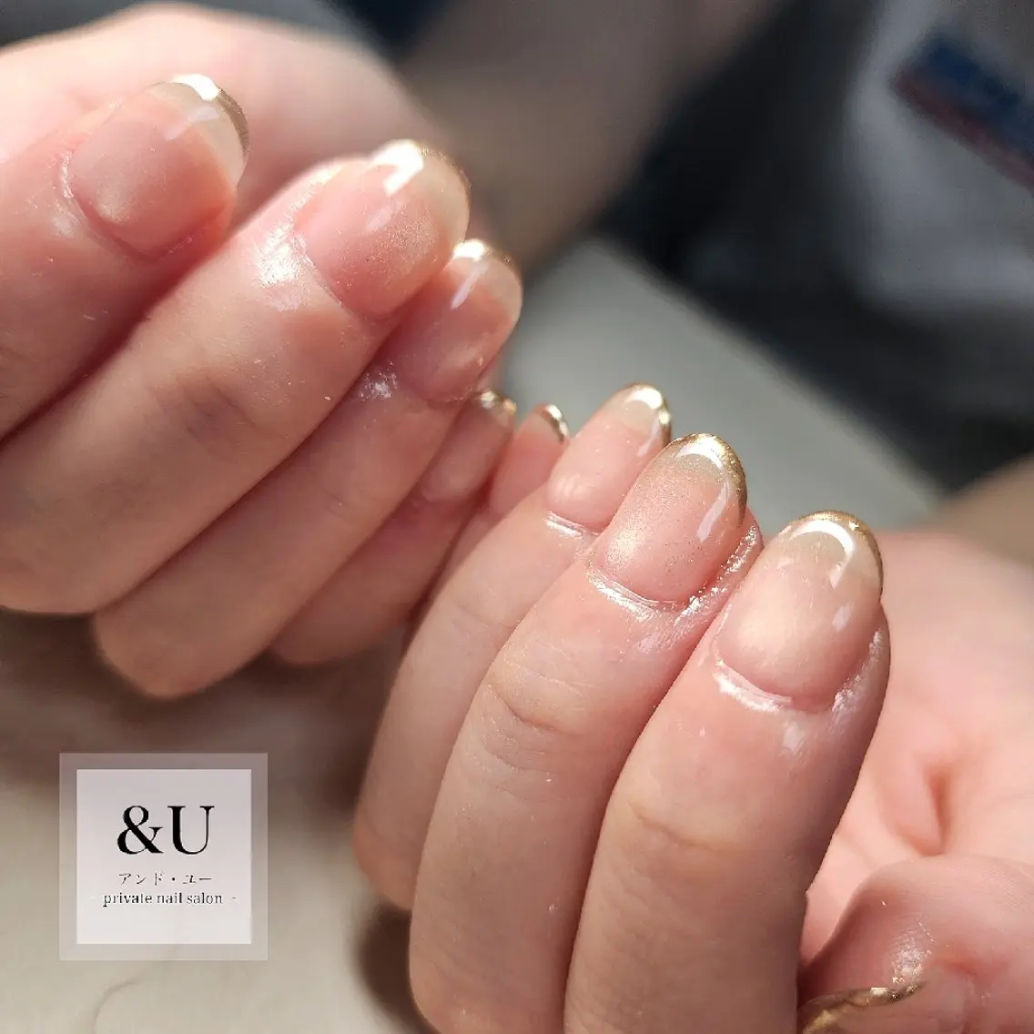 ネイル フレンチネイル ジェルネイル ロングネイル マグネットネイル ミラーネイル ハンドネイル &U (アンド・ユー)のネイルデザイン