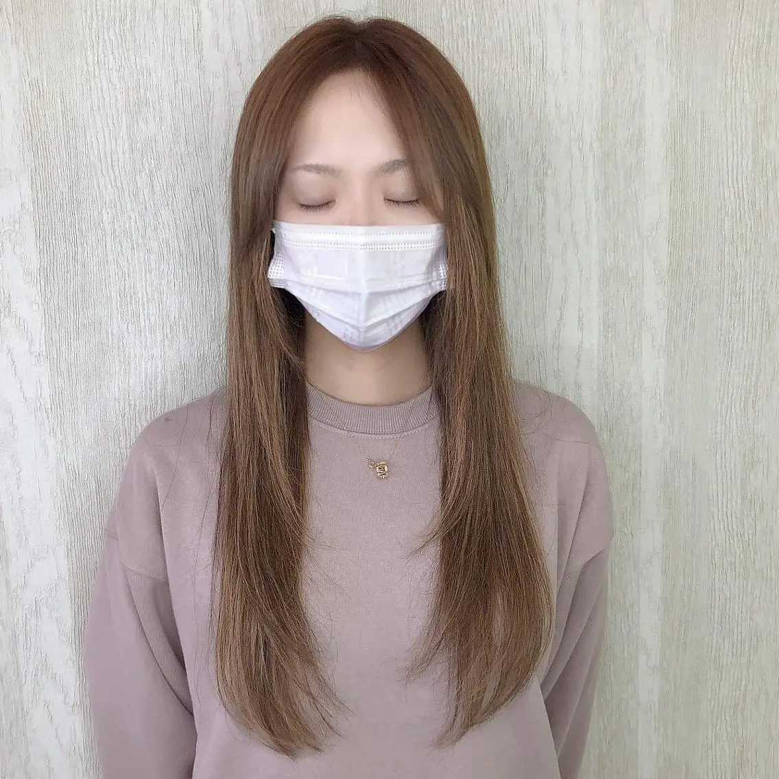 ロング カラー 編み込みエクステ シールエクステ エクステ 韓国風ヘア レイヤーカット UNDER vr 【アンダーバー】のヘアスタイル