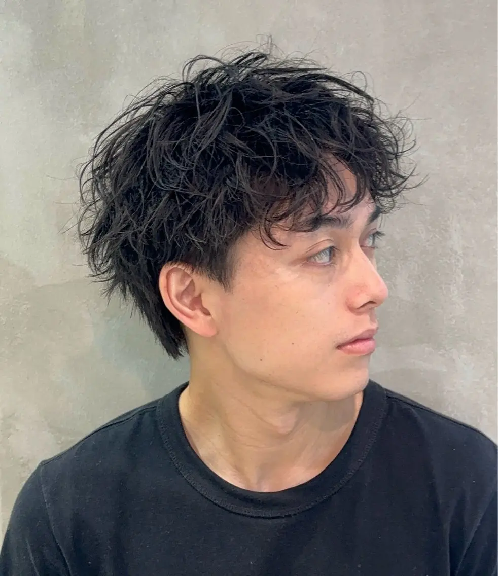 ショート パーマ カット パーマ クドウレイ fifth神南のヘアスタイル