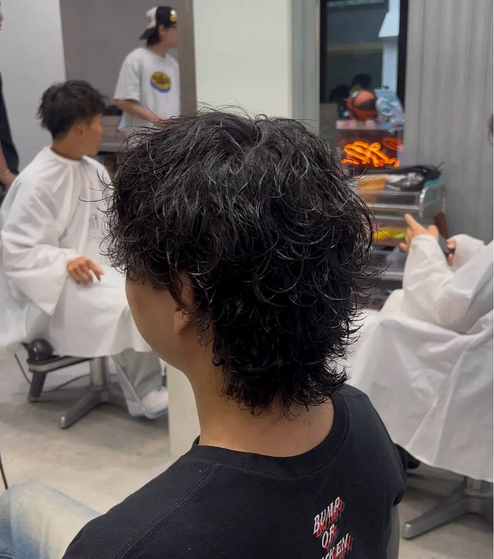 【雰囲気抜群🔥】メンズカット+ウルフパーマの写真