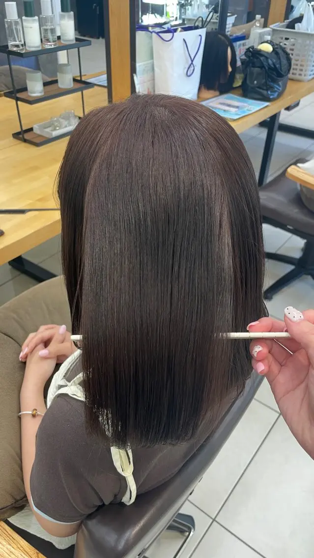 ワンカラー🎀(ブリーチ施術不可)の写真