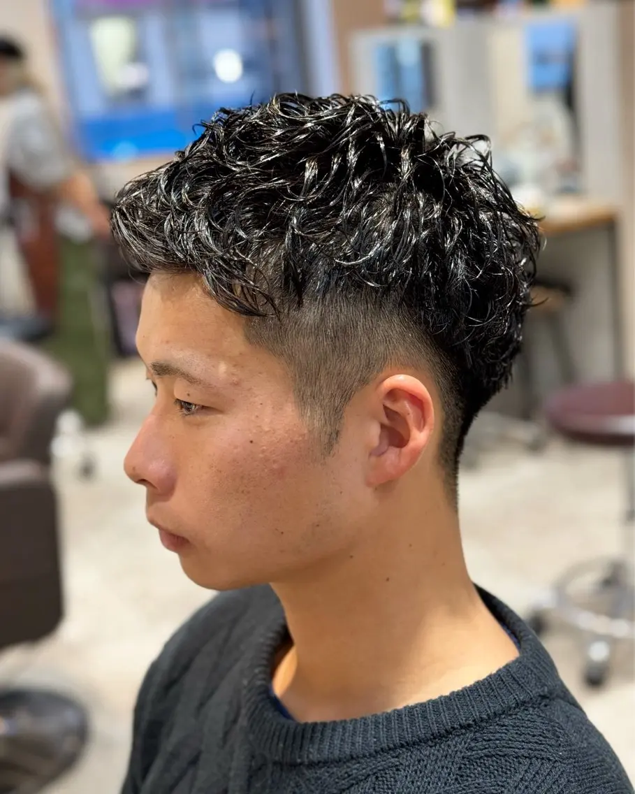 メンズ カット パーマ メンズ特化 TAKUYAのヘアスタイル