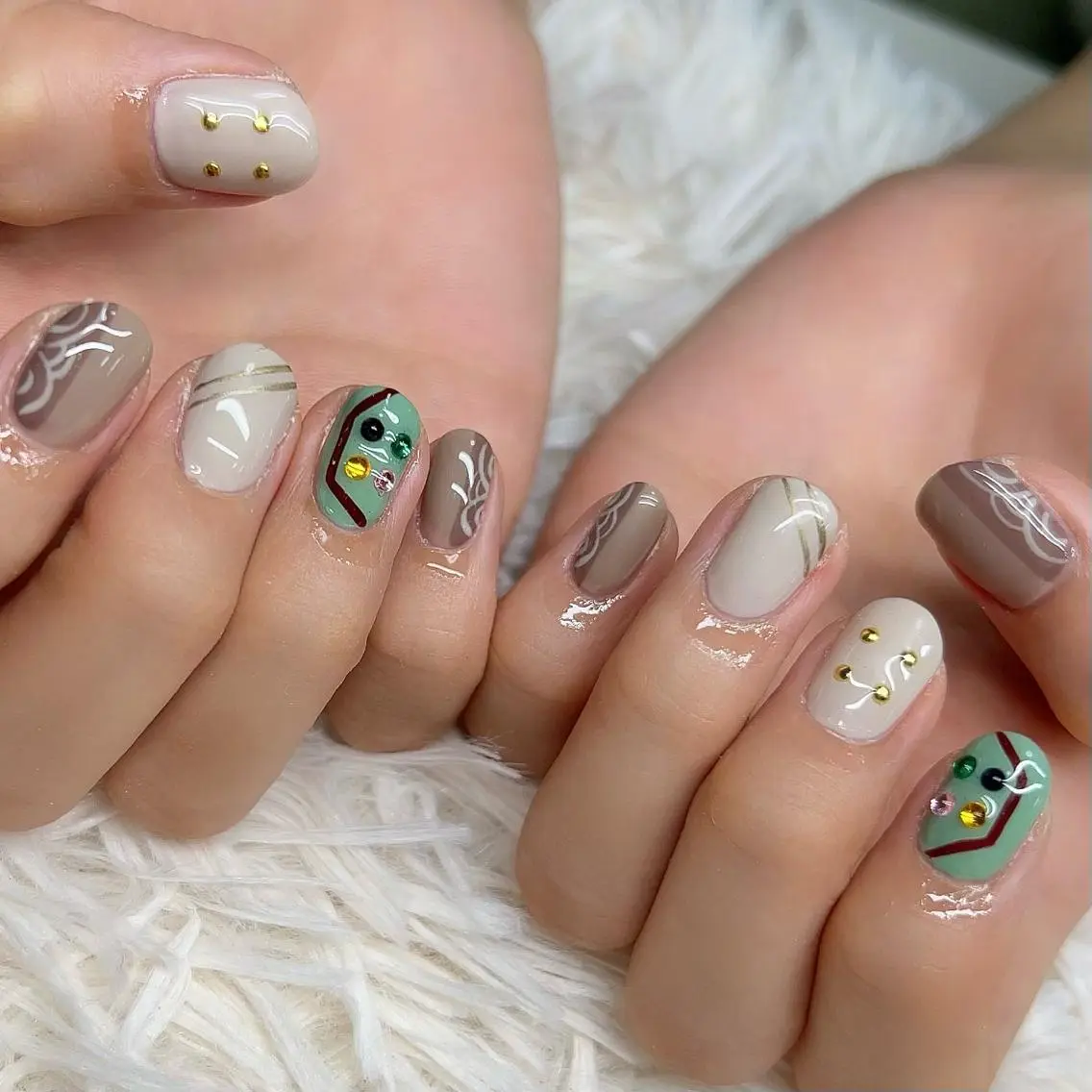 ネイル ハンドネイル 【Yappy🌈】 💖P-tanaのネイルデザイン