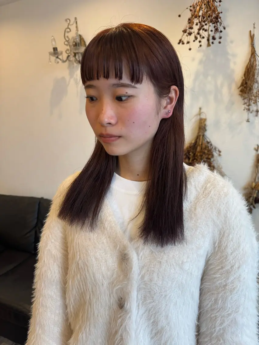 セミロング カラー ワイドバング カット ヘアカラー トリートメント m ā l o.🌷 サカモトマイコのヘアスタイル