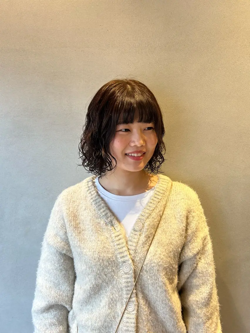 パーマ ショートボブ ボブ Canage minimoのヘアスタイル