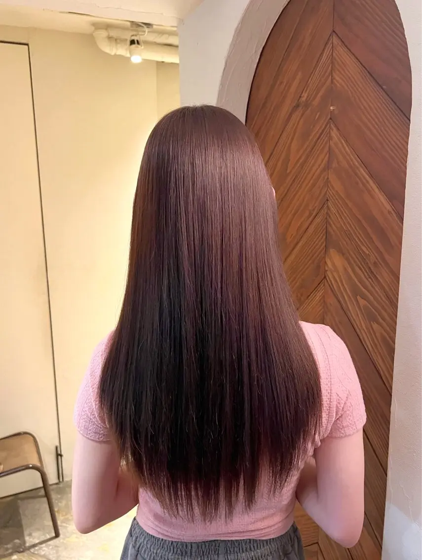 ロング 縮毛矯正 ヘアカラー 🌈🌏 Kokoネ🪐🌕のヘアスタイル