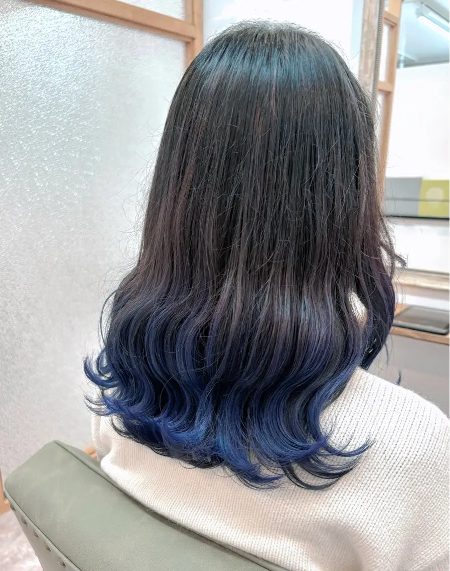 セミロング カラー 【enil代表】 杉林和哉のヘアスタイル