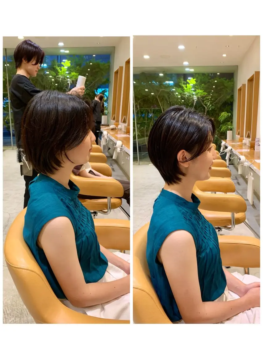 ショート 中尾 文哉のヘアスタイル