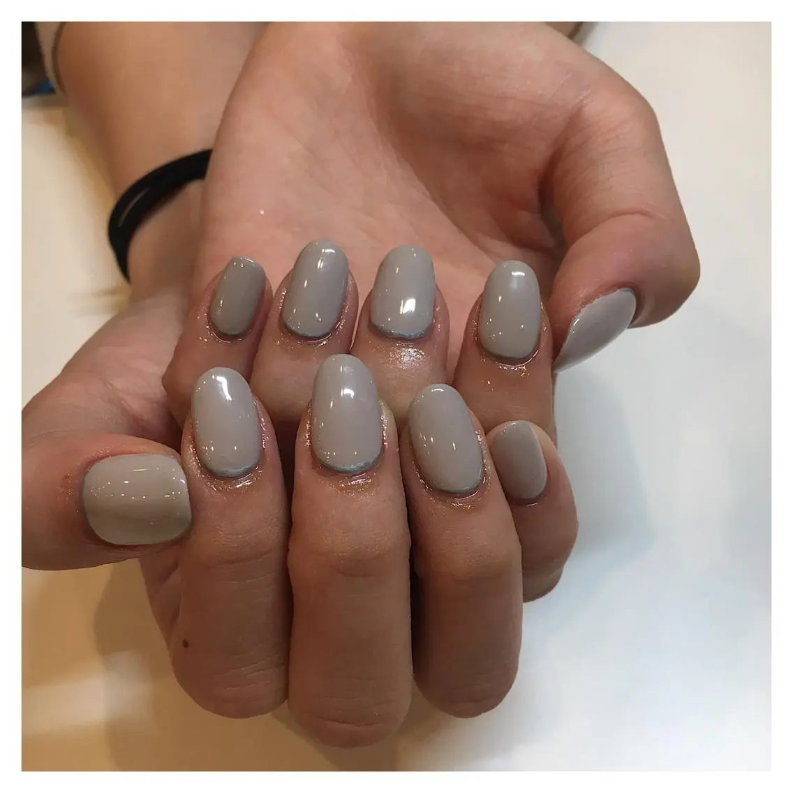ネイル ラメ(グリッター) シルバー nail salon Soiréeのネイルデザイン