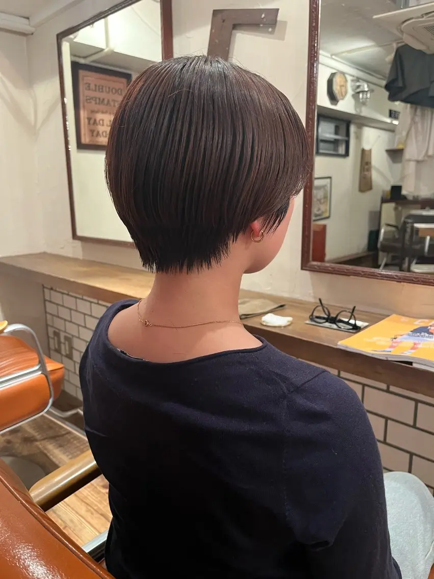 ショート ショートボブ ボブ ショートヘア 🧸メンズカット 🧸conatsuのヘアスタイル