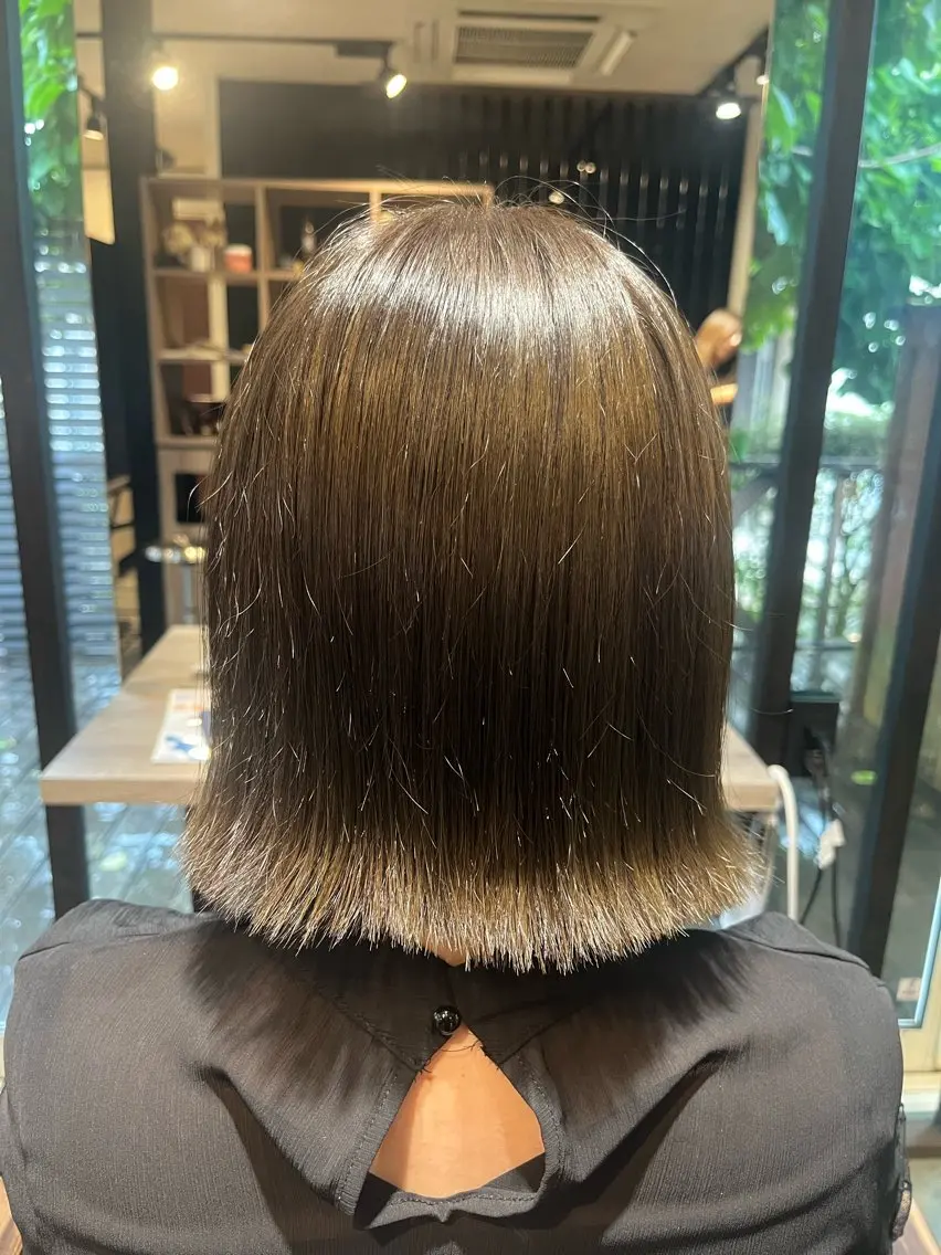 ミディアム ボブ Rinka リンカのヘアスタイル