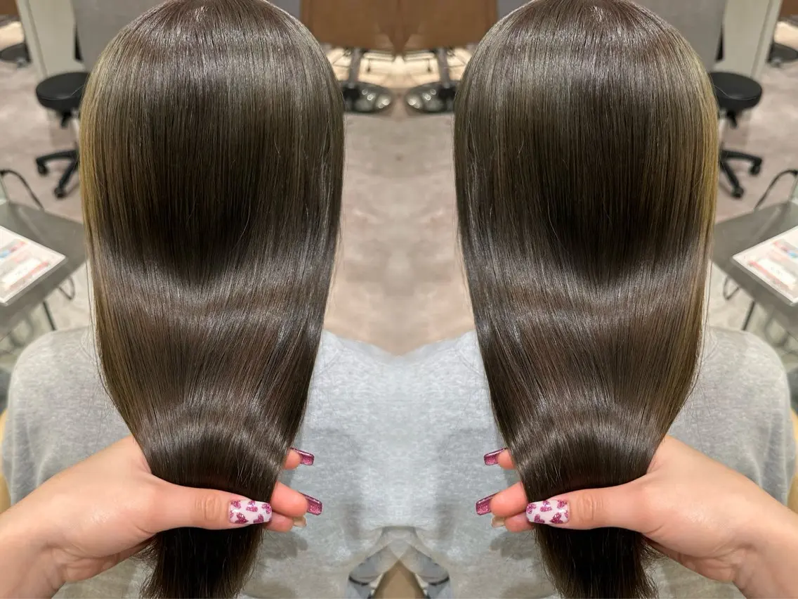 セミロング カラー もえな 💋👼🏻のヘアスタイル