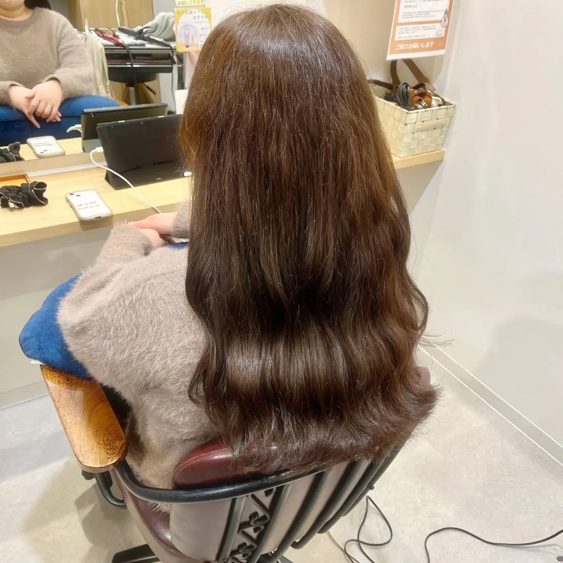 カラー 川倉 羽未のヘアスタイル