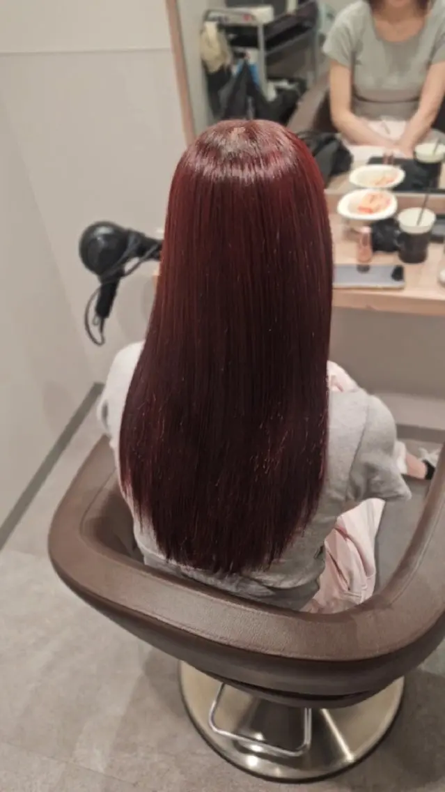 セミロング カラー 透明感カラー 髪質改善 縮毛矯正 カット ヘアカラー トリートメント 【垢抜けカラー/ 縮毛矯正】Taikiのヘアスタイル