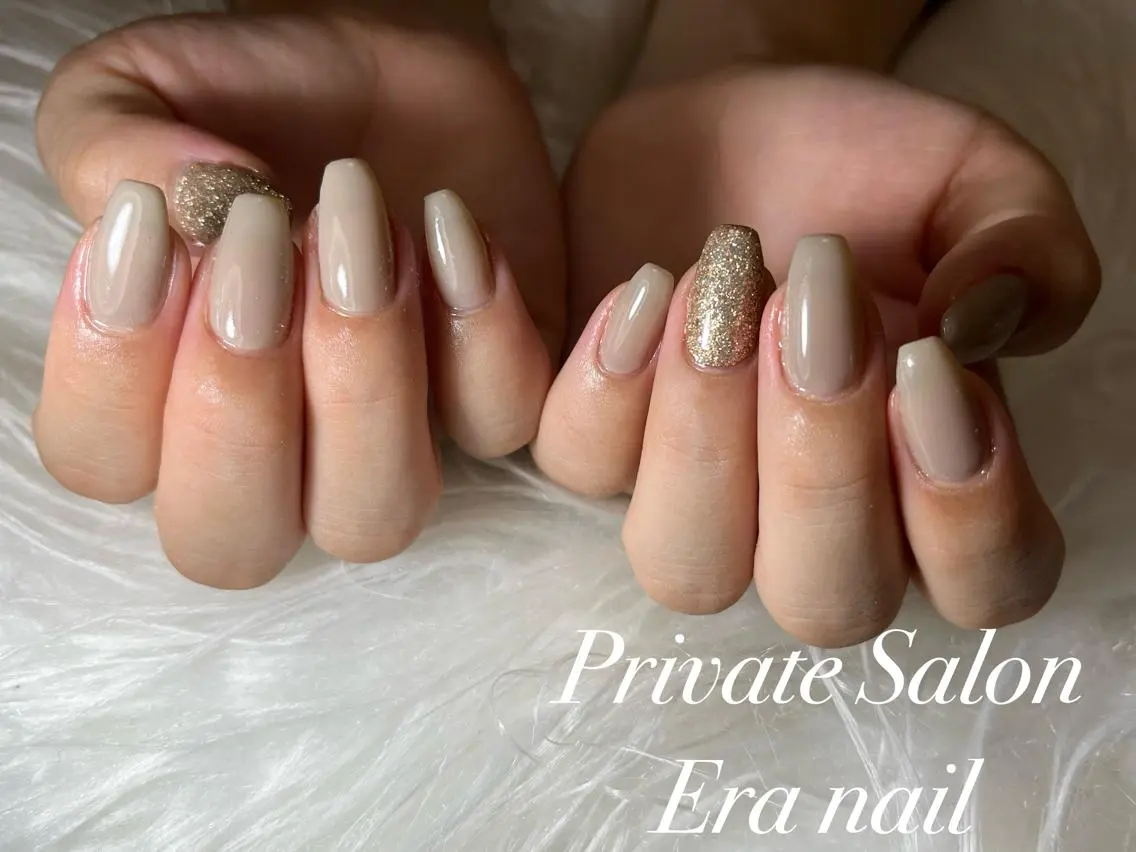 ネイル ワンカラーネイル ハンドネイル Era nailのネイルデザイン