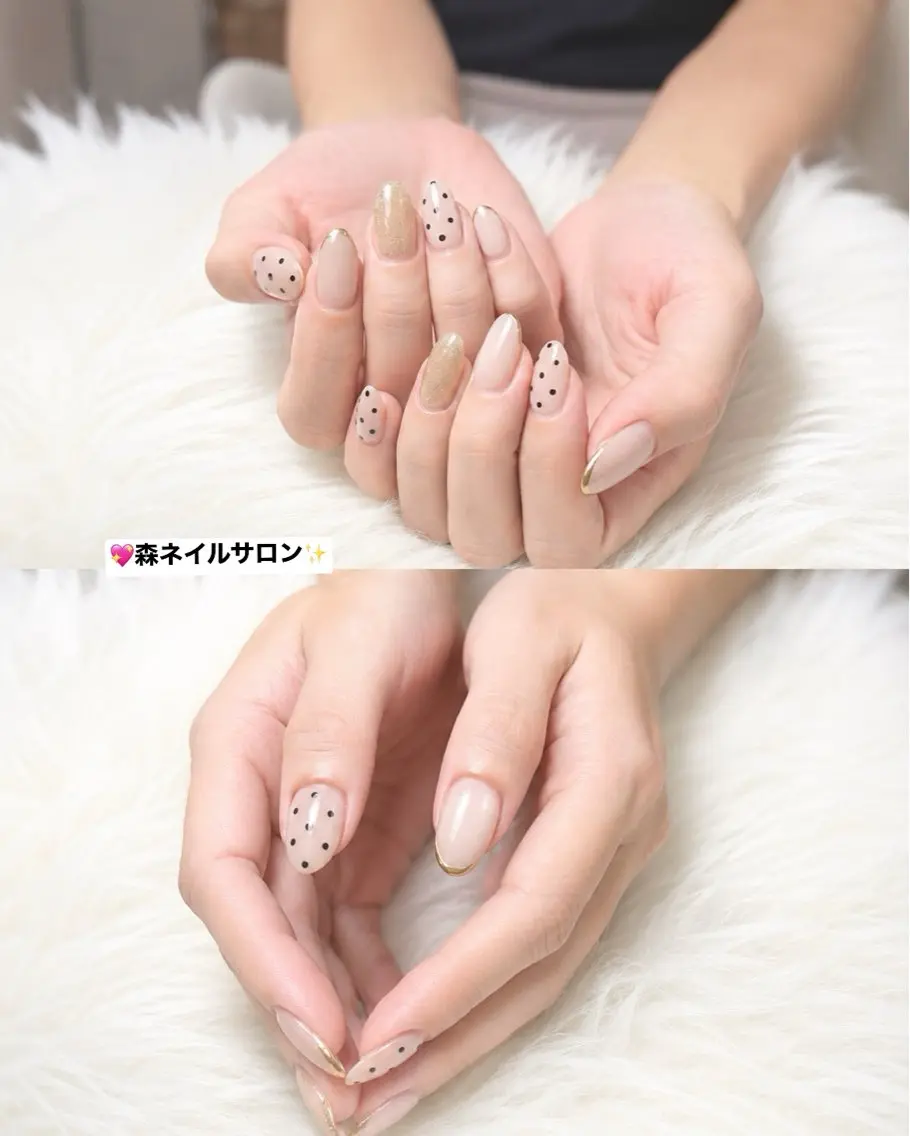 ネイル ハンドネイル 森 ネイル サロンのネイルデザイン