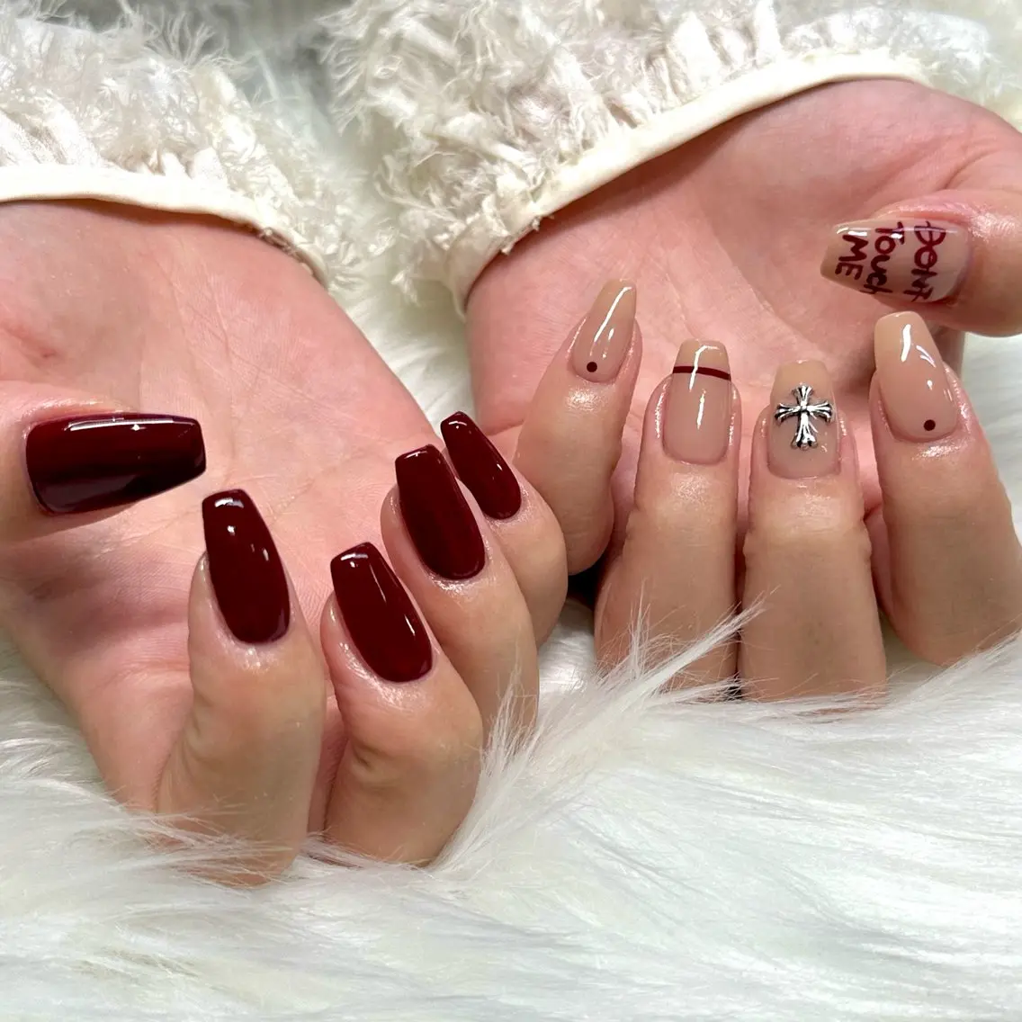 ネイル ボルドー Bianca浦和西口 Takenouchiのネイルデザイン
