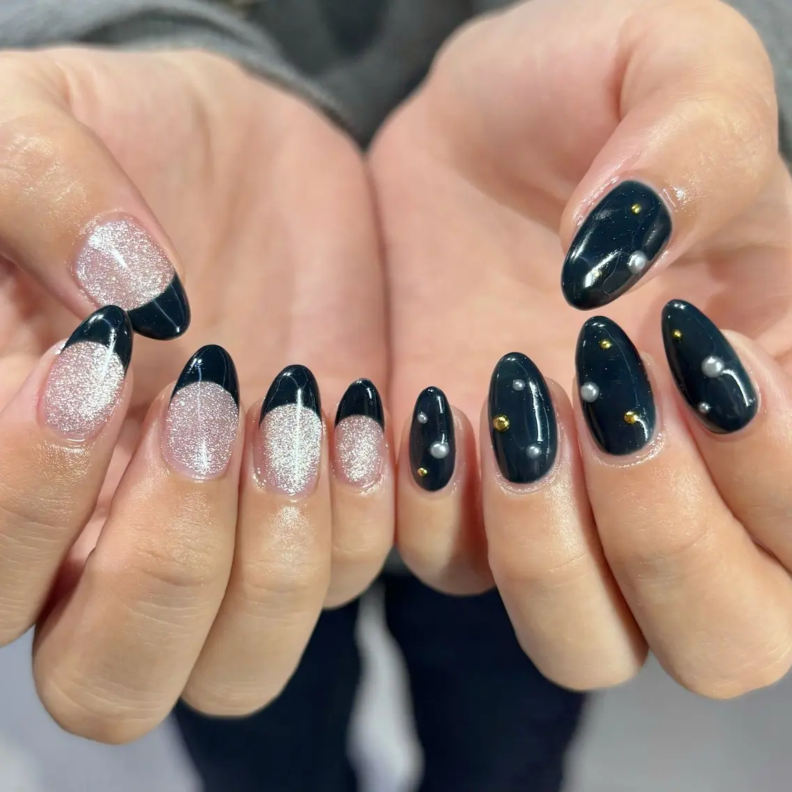 ~minimo限定~ハンド✴︎パラジェル持ち込みデザイン(片手3〜4本アート)の写真