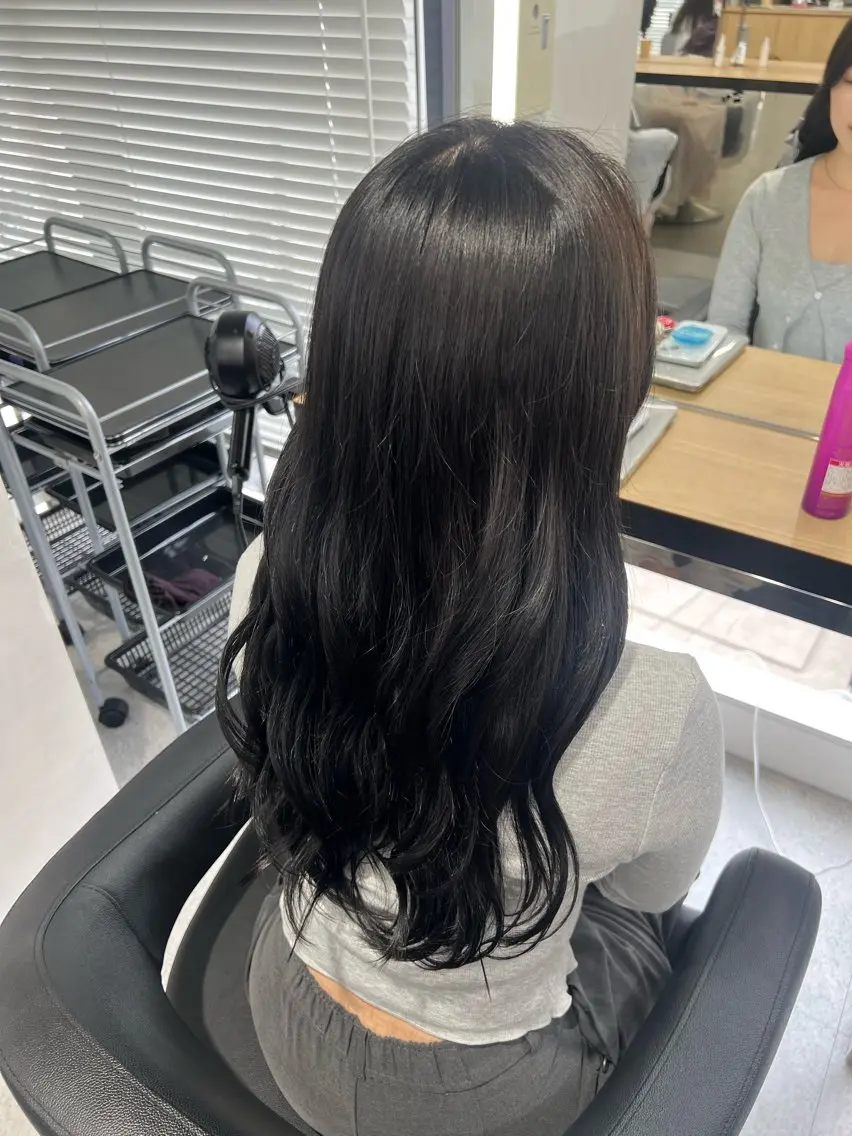 ロング カラー ヘアカラー 💗愛され暖色💗 ピンク/レッド💗のヘアスタイル
