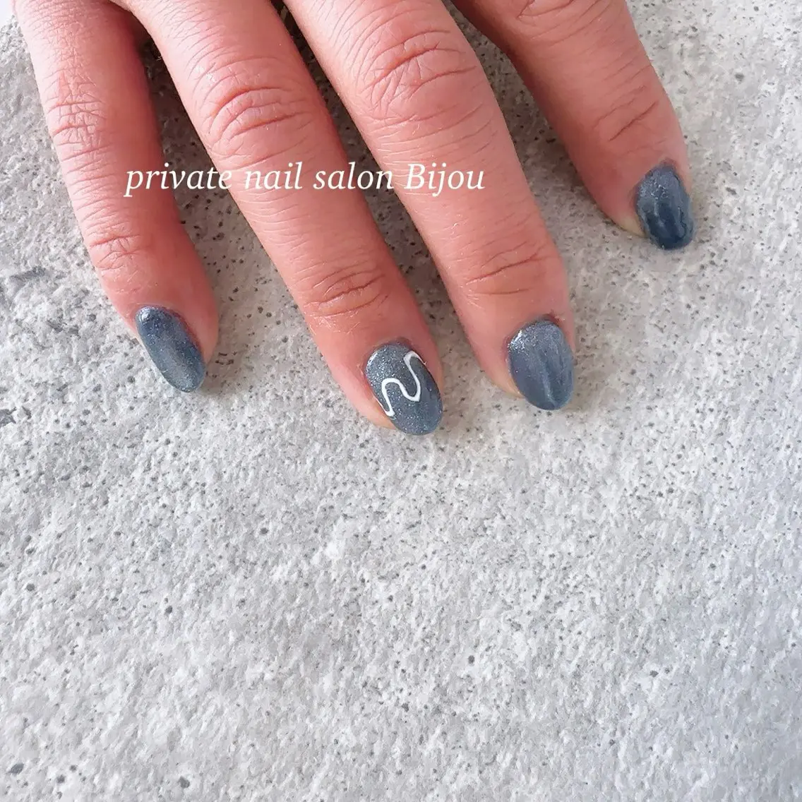 ネイル マグネットネイル Bijou💎✨ Reiのネイルデザイン