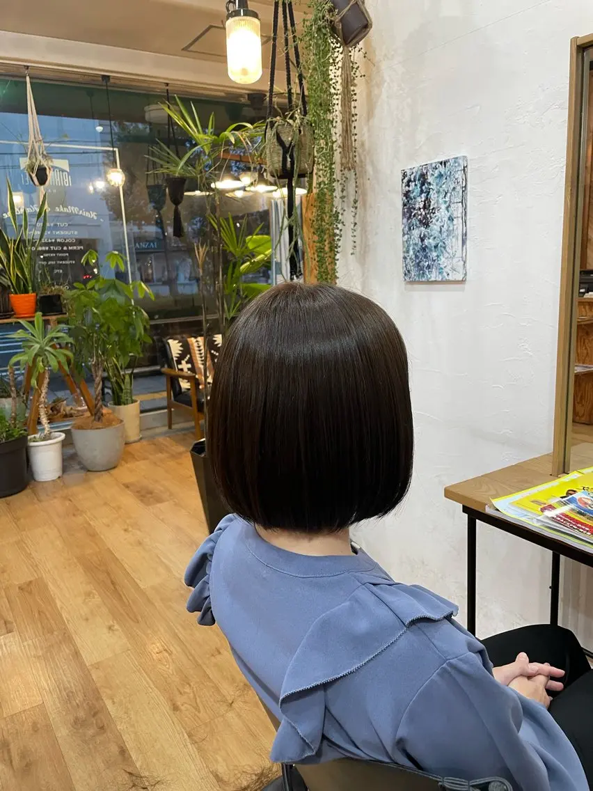 ミディアム ヘアカラー Nana 🫧のヘアスタイル