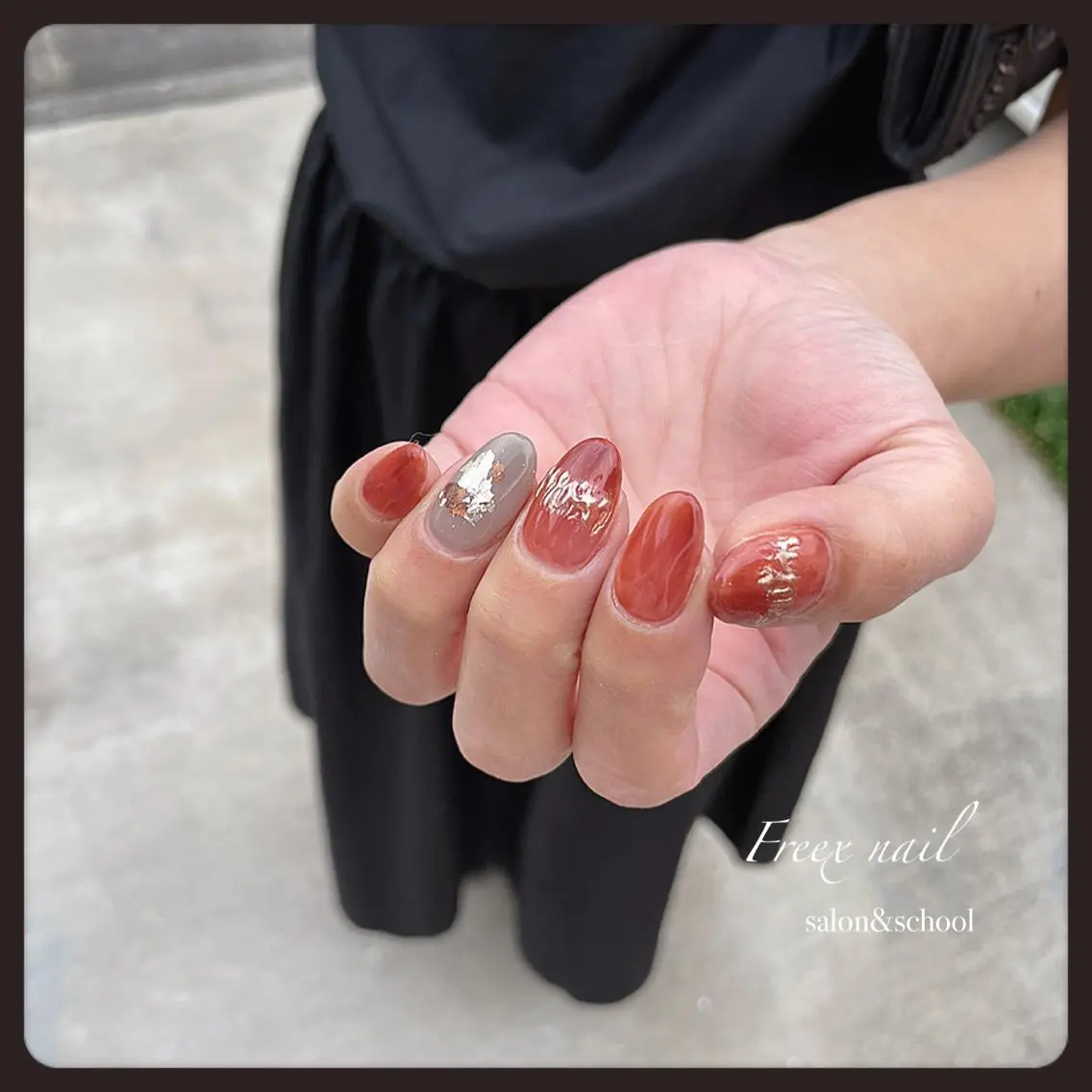 ネイル ハンドネイル ハンドケア freex nail /ニュアンス/個性派のネイルデザイン