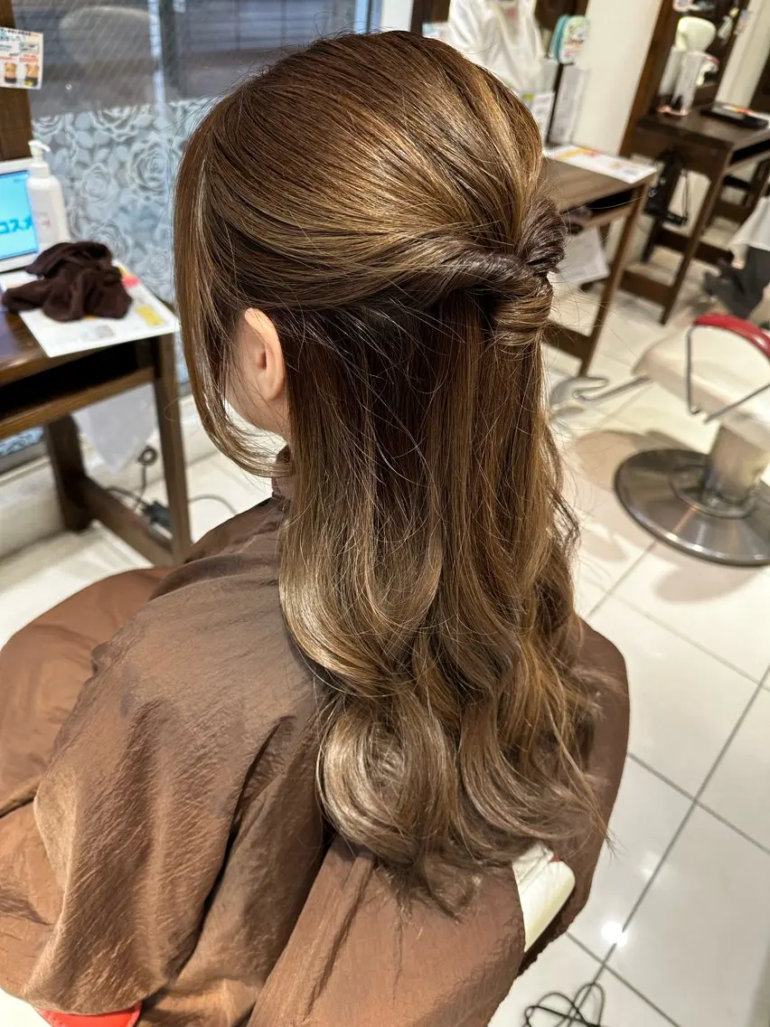 ロング ヘアアレンジ ヘアセット 💜髪質改善推し💜 Sein.せりのヘアスタイル