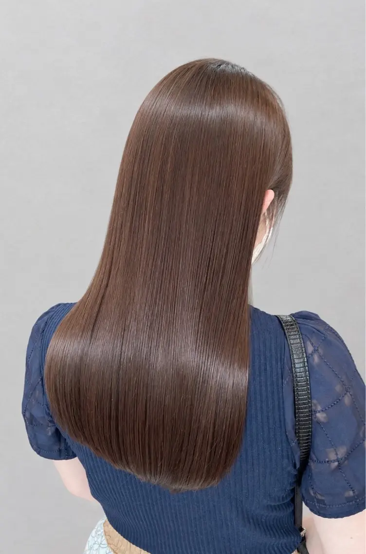ロング カラー ブラウンカラー ヘアカラー 上品♡ブラウン💎 アレンジ🩰Rimiのヘアスタイル