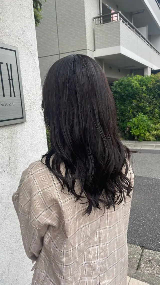 セミロング カラー グレージュ ✨技術講師.艶髪✨ ✂︎佐久間✂︎のヘアスタイル