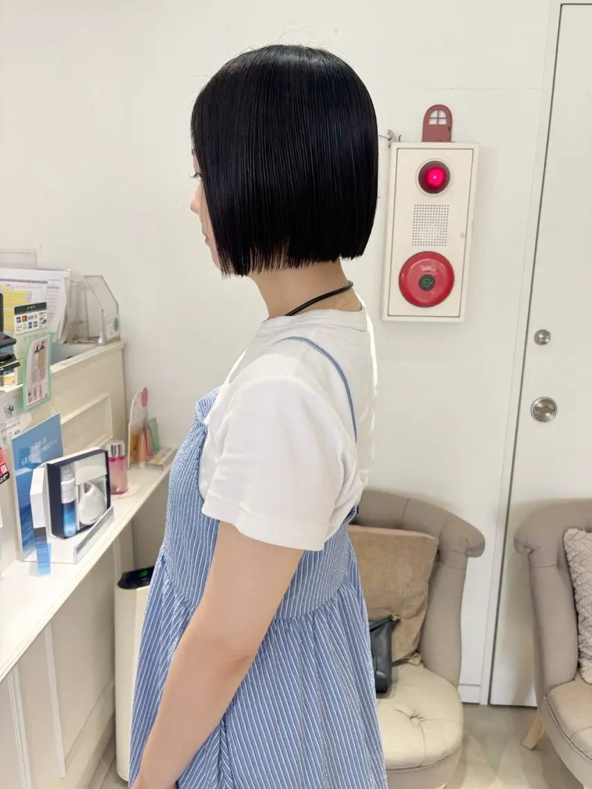 ショート カット ヘアカラー トリートメント 齋藤 咲のヘアスタイル