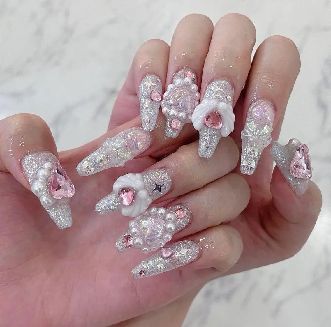 ネイル 長さ出し ハロウィン マグネットネイル ミラーネイル ネイルチップ Lee Nails チップ長さだし専門店のネイルデザイン