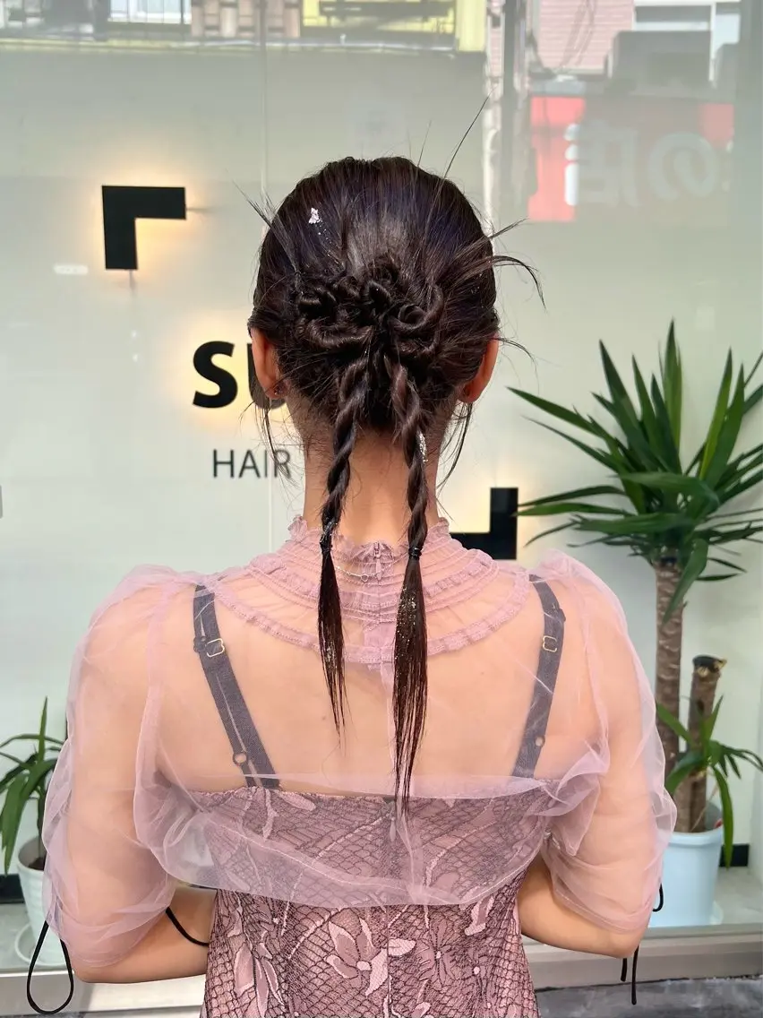 ミディアム カラー ヘアアレンジ 「sumi」 AMIのヘアスタイル