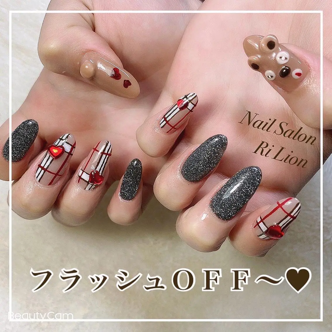 ネイル ハンドネイル RiLion💗 Risa🦋💜のネイルデザイン