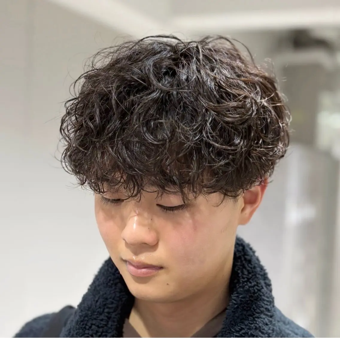 ショート パーマ メンズ カット パーマ 【メンズ特化】 池田大成✂︎のヘアスタイル