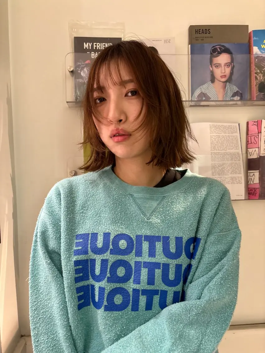 ショート ボブレイヤー ボブ レイヤーカット ヘッドスパ hitomi 今泉Musiiikのヘアスタイル